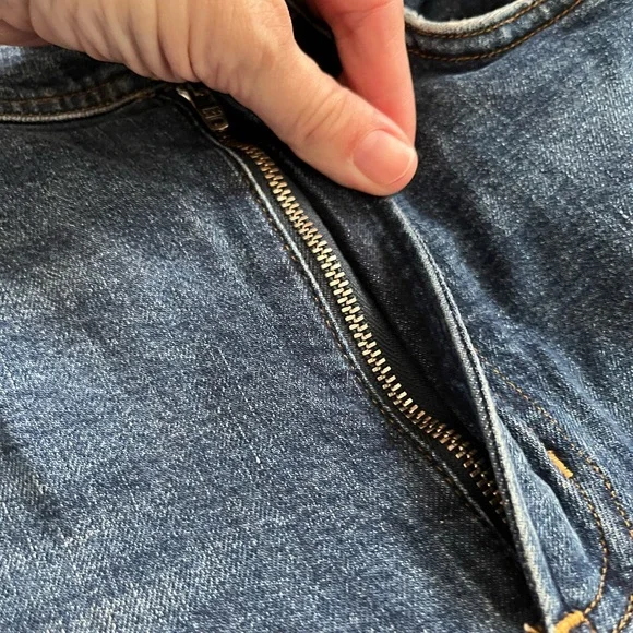 AGOLDE Nico High Rise Stretch slim blue denim jeans 27 - Picture 4 of 9